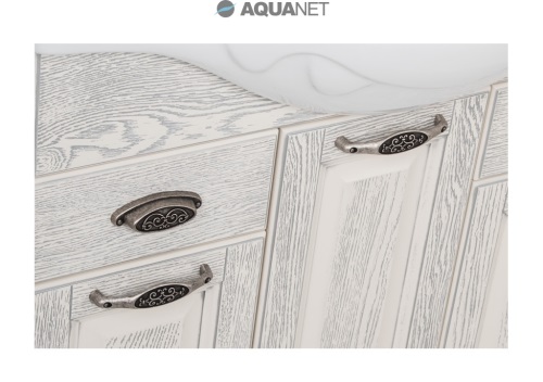Комплект мебели Aquanet Тесса 85 жасмин/серебро